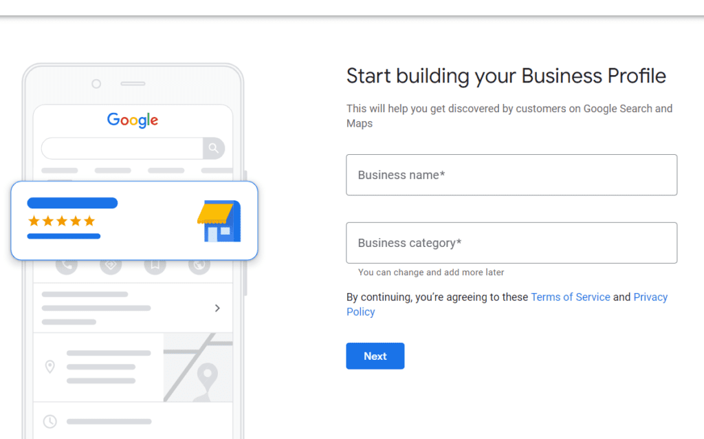 How to create business profile on google maps